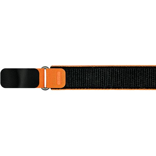 Bracelete Puro Loop Trial para Apple Watch 42  49mm - Preta  Laranja Fashion