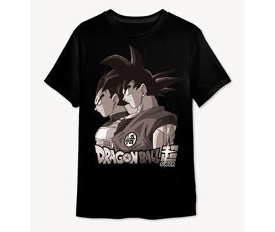 T-Shirt Dragon Ball Super Goku e Vegeta  - Preto - Tamanho S - Superplay Cheap