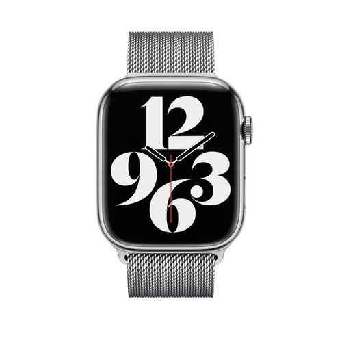 Bracelete Loop Milanesa Apple Watch 45mm - Prateado For Discount