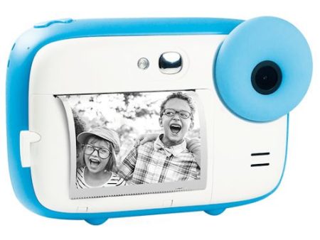 Máquina Fotográfica Instantânea para Crianças Agfa Realikids Instant Cam + 3 Rolos - Azul Discount