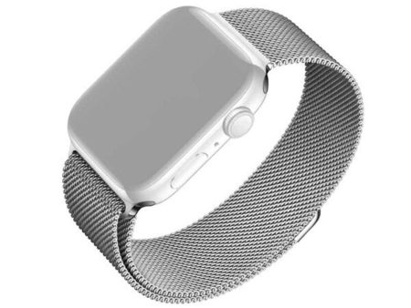 Apple Watch (38 40 SE 41mm) Fixed Mesh Rem - Sølv Online