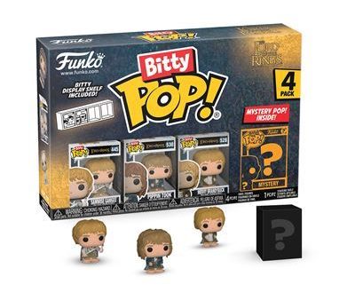 Funko Bitty Pop! Figura de Vinyl The Lord of the Rings: Samwise Gamgee - Pack de 4 | Inclui Figura Mistério Online now