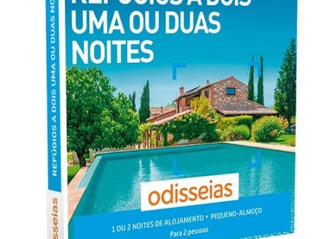 Odisseias Pack Presente - Refúgios a Dois Uma ou Duas Noites | Experiência de Alojamento para 2Pessoas Sale