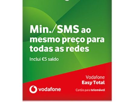 Cartão SIM Vodafone Easy Total Online Sale