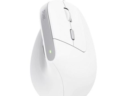 Rato Trust Bayo II Ergonómico - Branco Discount