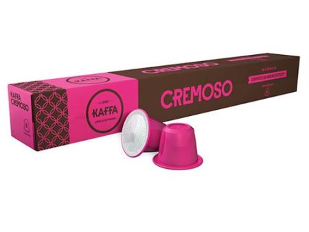 Cápsulas Café Kaffa Cremoso - Café Expresso | Intensidade 6 | Compatível Nespresso | 10 Cápsulas Discount