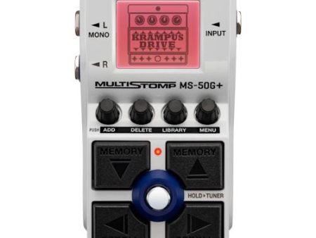 Pedaleira para Guitarra Zoom MS-50G + MultiStomp Fashion