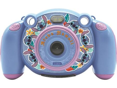 Câmara Fotográfica Digital Starcam® HD Disney Classics Stitch com Cartão SD 8GB- Lexibook Online Sale