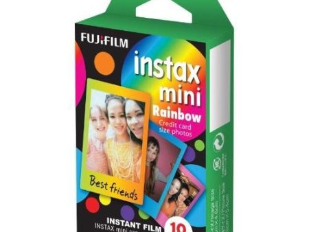 Fujifilm Carga ColorFilm Instax Mini Rainbow 10x Folhas Discount