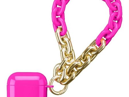 Capa Cellular Line para Airpods Pro Chain Rosa Online Hot Sale