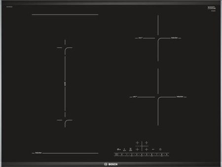 Placa de Indução Bosch PVS775FC1E | Elétrica | 71 cm | 4 Zonas | Aço inoxidável Fashion