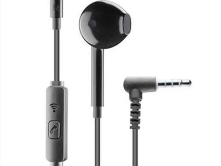 Auriculares Cellularline Stereo Capsule 2 Jack 3.5mm Preto Supply