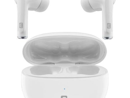 Auriculares Bluetooth Cellularline TWS Flick Branco Online