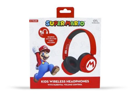 Headset Bluetooth Mario Logo Kids Online